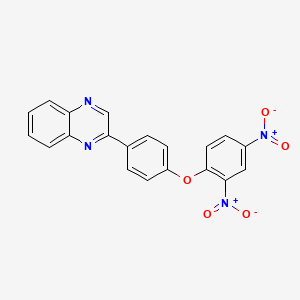 2-[4-(2,4-Dinitrophenoxy)phenyl]quinoxaline