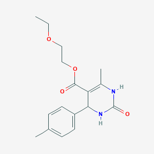 2-Ethoxyethyl 6-methyl-4-(4-methylphenyl)-2-oxo-1,2,3,4-tetrahydropyrimidine-5-carboxylate