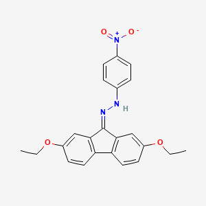 1-(2,7-diethoxy-9H-fluoren-9-ylidene)-2-(4-nitrophenyl)hydrazine