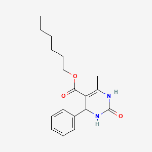 Hexyl 6-methyl-2-oxo-4-phenyl-1,2,3,4-tetrahydropyrimidine-5-carboxylate