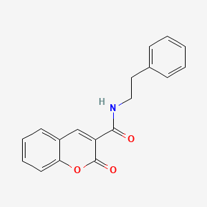 2-oxo-N-(2-phenylethyl)-2H-chromene-3-carboxamide