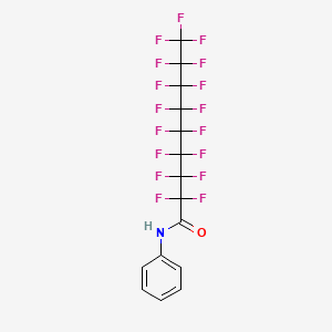 2,2,3,3,4,4,5,5,6,6,7,7,8,8,9,9,9-heptadecafluoro-N-phenylnonanamide