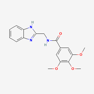 N-(1H-benzimidazol-2-ylmethyl)-3,4,5-trimethoxybenzamide