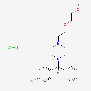 molecular formula C21H27ClN2O2.2(HCl) B1169777 Hydroxyzine hydrochloride CAS No. 163837-38-5