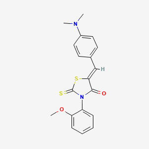 5-(4-Dimethylamino-benzylidene)-3-(2-methoxy-phenyl)-2-thioxo-thiazolidin-4-one