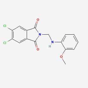 5,6-dichloro-2-{[(2-methoxyphenyl)amino]methyl}-1H-isoindole-1,3(2H)-dione