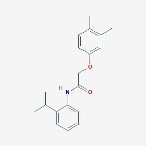 2-(3,4-dimethylphenoxy)-N-[2-(propan-2-yl)phenyl]acetamide