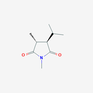 molecular formula C9H15NO2 B1169783 (3R,4R)-3-Isopropyl-1,4-dimethylpyrrolidine-2,5-dione CAS No. 193819-92-0