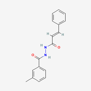 (E)-N'-cinnamoyl-3-methylbenzohydrazide