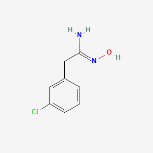 molecular formula C8H9ClN2O B1169811 2-(3-chlorophenyl)-N'-hydroxyethanimidamide CAS No. 175532-13-5