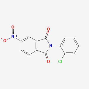 molecular formula C14H7ClN2O4 B11698121 2-(2-chlorophenyl)-5-nitro-1H-isoindole-1,3(2H)-dione 