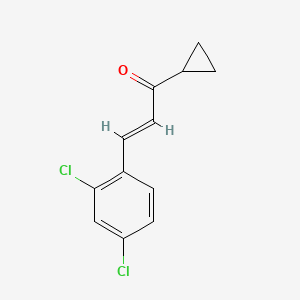 3-(2,4-Dichlorophenyl)-1-cyclopropyl-2-propen-1-one