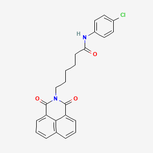 N-(4-chlorophenyl)-6-(1,3-dioxo-1H-benzo[de]isoquinolin-2(3H)-yl)hexanamide