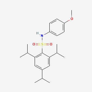 N-(4-methoxyphenyl)-2,4,6-tri(propan-2-yl)benzenesulfonamide