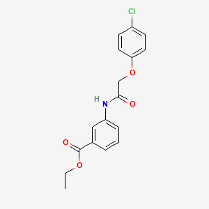 Ethyl 3-[2-(4-chlorophenoxy)acetamido]benzoate