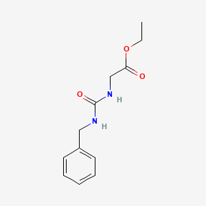 molecular formula C12H16N2O3 B11698278 Ethyl N-(Benzylcarbamoyl)glycinate CAS No. 91558-02-0