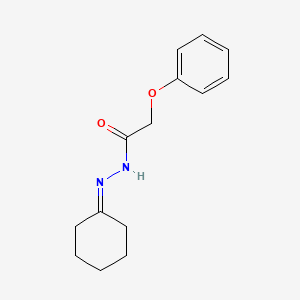 molecular formula C14H18N2O2 B11698296 N'-Cyclohexylidene-2-phenoxyacetohydrazide 