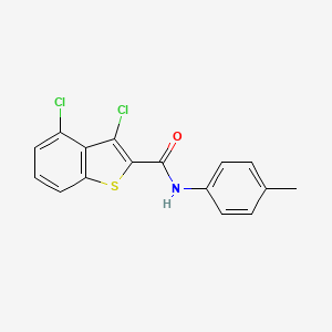 3,4-dichloro-N-(4-methylphenyl)-1-benzothiophene-2-carboxamide