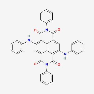 2,7-Diphenyl-4,9-bis-phenylamino-benzo(lmn)(3,8)phenanthroline-1,3,6,8-tetraone