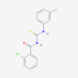 2-chloro-N-[(3-methylphenyl)carbamothioyl]benzamide