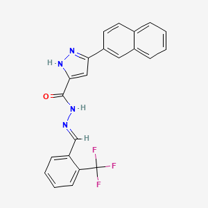 5-Naphthalen-2-YL-2H-pyrazole-3carboxylic acid (2-tri-F-ME-benzylidene)hydrazide