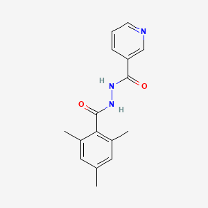 N'-(2,4,6-trimethylbenzoyl)pyridine-3-carbohydrazide