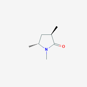 molecular formula C7H13NO B1169882 (3R,5R)-1,3,5-Trimethylpyrrolidin-2-one CAS No. 189618-78-8