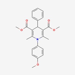 dimethyl 1-(4-methoxyphenyl)-2,6-dimethyl-4-phenyl-4H-pyridine-3,5-dicarboxylate