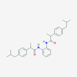 N,N'-(1,2-phenylene)bis(2-(4-isobutylphenyl)propanamide)