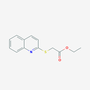 Ethyl 2-quinolin-2-ylsulfanylacetate