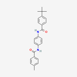 4-tert-butyl-N-{4-[(4-methylbenzoyl)amino]phenyl}benzamide