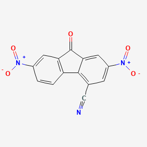 2,7-Dinitro-9-oxo-9H-fluorene-4-carbonitrile