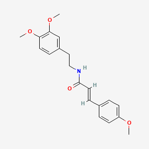 (2E)-N-[2-(3,4-dimethoxyphenyl)ethyl]-3-(4-methoxyphenyl)prop-2-enamide