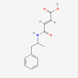 (E)-4-oxo-4-(1-phenylpropan-2-ylamino)but-2-enoic acid