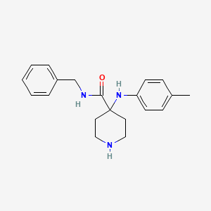 molecular formula C5H6FN3O B1169937 N-Benzyl-4-(p-tolylamino)piperidine-4-carboxamide CAS No. 1164-22-3