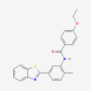 N-[5-(1,3-benzothiazol-2-yl)-2-methylphenyl]-4-ethoxybenzamide