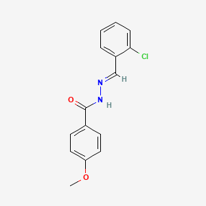 N'-[(E)-(2-chlorophenyl)methylidene]-4-methoxybenzohydrazide