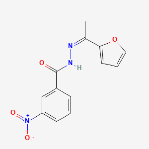 N'-[(1Z)-1-(furan-2-yl)ethylidene]-3-nitrobenzohydrazide