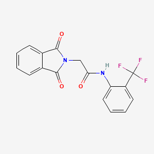 2-(1,3-Dioxo-1,3-dihydro-isoindol-2-yl)-N-(2-trifluoromethyl-phenyl)-acetamide