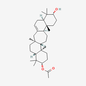 molecular formula C32H52O3 B1169990 C(14a)-Homo-27-norgammacer-14-ene-3beta,21beta-diol 3-acetate CAS No. 1260-05-5