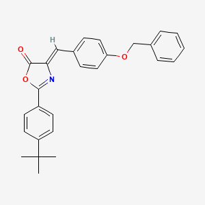 (4Z)-4-[4-(benzyloxy)benzylidene]-2-(4-tert-butylphenyl)-1,3-oxazol-5(4H)-one