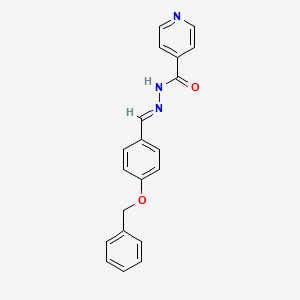 N'-[4-(benzyloxy)benzylidene]isonicotinohydrazide