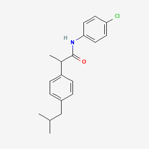 N-(4-chlorophenyl)-2-[4-(2-methylpropyl)phenyl]propanamide