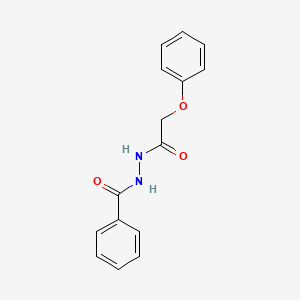 molecular formula C15H14N2O3 B11700075 N'-(2-phenoxyacetyl)benzohydrazide 