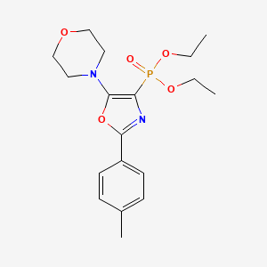 Diethyl [2-(4-methylphenyl)-5-(morpholin-4-yl)-1,3-oxazol-4-yl]phosphonate