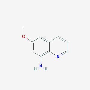 molecular formula C10H10N2O B117001 8-氨基-6-甲氧基喹啉 CAS No. 90-52-8