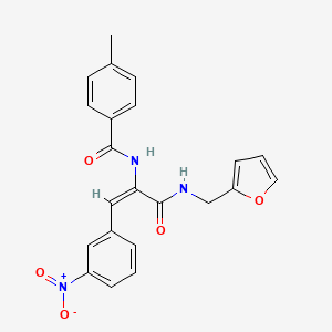 N-[(E)-1-{[(2-furylmethyl)amino]carbonyl}-2-(3-nitrophenyl)ethenyl]-4-methylbenzamide