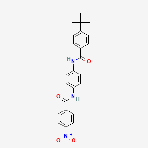 4-tert-butyl-N-{4-[(4-nitrobenzoyl)amino]phenyl}benzamide