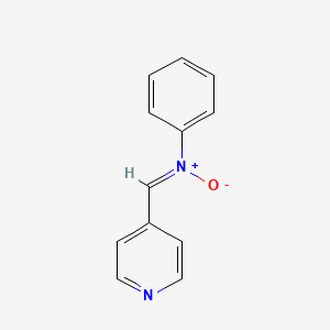 molecular formula C12H10N2O B11700221 N-phenyl-1-pyridin-4-ylmethanimine oxide 