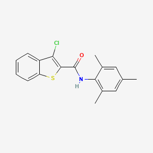 3-chloro-N-(2,4,6-trimethylphenyl)-1-benzothiophene-2-carboxamide